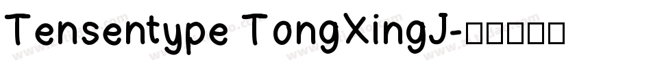 Tensentype TongXingJ字体转换